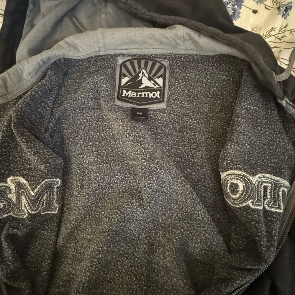 Marmot Charcoal Gray Fleece Pullover